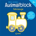 Loewe Kreativ, Loewe Lernen und Rätseln - Mein erster Ausmalblock - Fahrzeuge