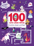 Loewe Kreativ, Loewe Lernen und Rätseln - 100 Gute-Laune-Rätsel - Drachen, Hexen und Feen