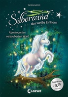 Sandra Grimm, Carolin Ina Schröter, Loew Erstes Selberlesen, Loewe Erstes Selberlesen, Loewe Erstes Selberlesen - Silberwind, das weiße Einhorn (Band 5-6) - Abenteuer im verzauberten Wald
