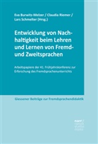 Eva Burwitz-Melzer, Claudi Riemer, Claudia Riemer, Lars Schmelter - Entwicklung von Nachhaltigkeit beim Lehren und Lernen von Fremd- und Zweitsprachen
