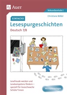 Christiane Bößel - Einfache Lesespurgeschichten Deutsch 7-8