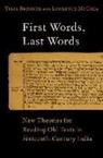 Bronner, McCrea, Yigal Bronner, Yigal (Associate Professor Bronner, Yigal (Studies Bronner, Bronner Yigal... - First Words, Last Words