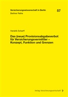 Hendrik Scharff, Christian Armbrüster, Horst Baumann, Hors Baumann (Prof. Dr.), Horst Baumann (Prof. Dr.), Christoph Brömmelmeyer... - Das (neue) Provisionsabgabeverbot für Versicherungsvermittler - Konzept, Funktion und Grenzen
