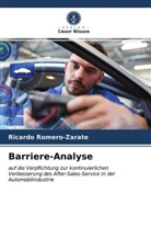 Ricardo Romero-Zarate - Barriere-Analyse