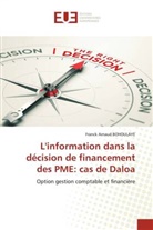 Franck Arnaud Bohoulaye - L'information dans la décision de financement des PME: cas de Daloa