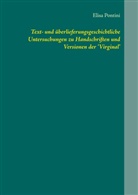 Elisa Pontini - Text- und überlieferungsgeschichtliche Untersuchungen zu Handschriften und Versionen der 'Virginal'