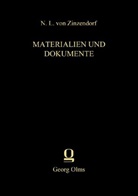 Nikolaus Ludwig von Zinzendorf, Nikolaus Ludwig von Zinzendorf, Peter Zimmerling - Materialien und Dokumente