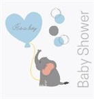 Lulu And Bell - Welcome baby boy, baby shower guest book (Hardback)