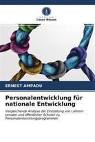Ernest Ampadu - Personalentwicklung für nationale Entwicklung