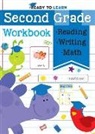 Editors of Silver Dolphin Books - Ready to Learn: Second Grade Workbook: Phonics, Sight Words, Multiplication, Division, Money, and More!