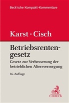Peter Ahrend, Peter u a Ahrend, Theodor Cisch, Theodor B Cisch, Theodor B. Cisch, Wolfgang Förster... - Betriebsrentengesetz