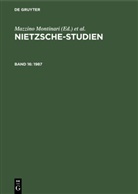 Günter Abel, Mazzino Montinari, Wolfgang Müller-Lauter, Werner Stegmaier, Heinz Wenzel - Nietzsche-Studien - Band 16: 1987