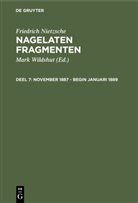 Friedrich Nietzsche, Mark Wildshut - Friedrich Nietzsche: Nagelaten fragmenten - Deel 7: November 1887 - begin januari 1889