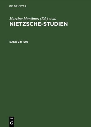 Günter Abel, Mazzino Montinari, Wolfgang Müller-Lauter, Werner Stegmaier, Heinz Wenzel - Nietzsche-Studien - Band 24: 1995