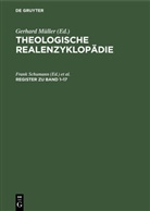 Gerhard Müller, Frank Schumann, Michael Wolter - Theologische Realenzyklopädie: Register zu Band 1-17