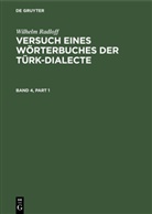 Wilhelm Radloff - Wilhelm Radloff: Versuch eines Wörterbuches der Türk-Dialecte - Band 4: Wilhelm Radloff: Versuch eines Wörterbuches der Türk-Dialecte. Band 4