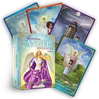 Radleigh Valentine,  Valentine Radleigh, Matthew Palizay, Matthew (Artist/Illustrator) Palizay - Guardian Angel Messages Tarot - A 78-Card Deck and Guidebook