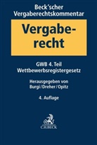 Martin Burgi, Meinra Dreher, Meinrad Dreher, Marc Opitz, Marc Opitz u a - Beck'scher Vergaberechtskommentar  Band 1: Gesetz gegen Wettbewerbsbeschränkungen - GWB - 4. Teil, Wettbewerbsregistergesetz