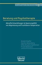 Silke Gahleitner, Silke Birgitta Gahleitner, Annet Kupfer, Annett Kupfer, Frank Nestmann, Sandr Wesenberg... - Beratung und Psychotherapie