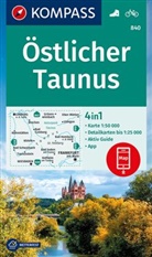 KOMPASS-Karte GmbH, KOMPASS-Karten GmbH, KOMPASS-Karten GmbH - KOMPASS Wanderkarte 840 Östlicher Taunus 1:50.000