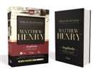 Matthew Henry, Alfonso Ropero - RVR, Biblia de Estudio Matthew Henry, Leathersoft, Negro, Interior a dos colores