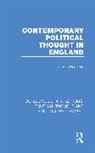 Lewis Rockow - Contemporary Political Thought in England