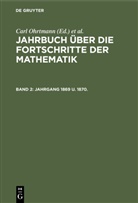 Max Henoch, Emil Lampe, Carl Ohrtmann - Jahrbuch über die Fortschritte der Mathematik - Band 2: Jahrgang 1869 u. 1870.