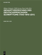 Peter Geils, Willi Gorzny, Hilmar Schmuck - Gesamtverzeichnis des deutschsprachigen Schrifttums 1700-1910 (GV) - Band 159: X-Zei