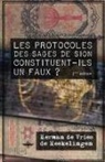 Herman de Vries de Heekelingen - Les Protocoles des Sages de Sion constituent-ils un faux ?