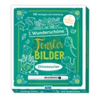 Trötsch Verlag GmbH &amp; Co.KG - Trötsch Wunderschöne Fensterbilder mit Kreidemarker Mappe mit Vorlagen und Kreidemarker Dinosaurier