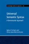 Egbert Fortuin, Egbert (Universiteit Leiden) Geerdink-Ver Fortuin, Fortuin Egbert, Hetty Geerdink-Verkoren - Universal Semantic Syntax