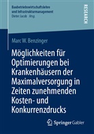 Marc W Benzinger, Marc W. Benzinger - M&ouml;glichkeiten f&uuml;r Optimierungen bei Krankenh&auml;usern der Maximalversorgung in Zeiten zunehmenden Kosten- und Konkurrenzdrucks