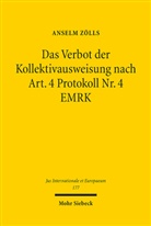 Anselm Zölls - Das Verbot der Kollektivausweisung nach Art. 4 Protokoll Nr. 4 EMRK