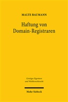 Malte Baumann - Haftung von Domain-Registraren