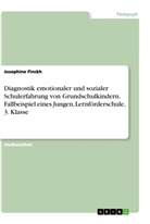 Josephine Finckh - Diagnostik emotionaler und sozialer Schulerfahrung von Grundschulkindern. Fallbeispiel eines Jungen, Lernförderschule, 3. Klasse