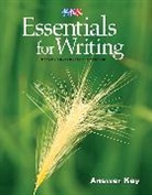 Siegfried Engelmann, Engelmann Siegfried - SRA Essentials for Writing Answer Key