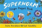 Julia Donaldson, Donaldson Julia, Axel Scheffler, Scheffler Axel - Superworm Finger Puppet Book - the wriggliest, squiggliest superhero ever!