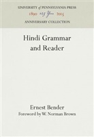Ernest Bender - Hindi Grammar and Reader