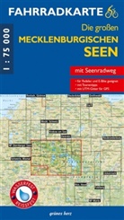 Fahrradkarte Die großen Mecklenburgischen Seen