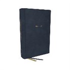 Thomas Nelson, Thomas Nelson - Nkjv, Foundation Study Bible, Large Print, Leathersoft, Blue, Red