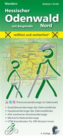 Michael Messer, MeK Landkarten GmbH, MeKi Landkarten GmbH, MeKi Landkarten GmbH - Wandern, Hessischer Odenwald Nord mit Bergstraße
