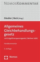 Beck, Beck, Thorsten Beck, Wolfgan Däubler, Wolfgang Däubler - Allgemeines Gleichbehandlungsgesetz