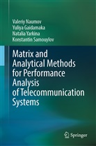 Yuliy Gaidamaka, Yuliya Gaidamaka, Valeri Naumov, Valeriy Naumov, Konstantin Samouylov, Konstantin E. Samouylov... - Matrix and Analytical Methods for Performance Analysis of Telecommunication Systems