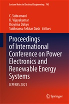Brayima Dakyo, Brayima Dakyo et al, Subhransu Sekhar Dash, C. Subramani, Vijayakumar, K Vijayakumar... - Proceedings of International Conference on Power Electronics and Renewable Energy Systems