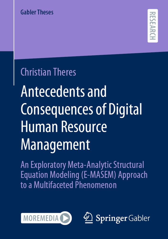 Christian Theres - Antecedents and Consequences of Digital Human Resource Management An Exploratory Meta-Analytic Structural Equation Modeling (E-MASEM) Approach to a Multifaceted Phenomenon