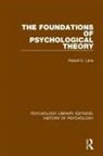 Robert E. Lana, Robert E. (Temple University) Lana, Lana Robert E. - Foundations of Psychological Theory