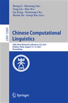 Wanxiang Che, Shizhu He, Liu Kang, Sheng Li, Yang Liu, Yang Liu et al... - Chinese Computational  Linguistics