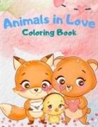 Education Colouring - Animals In Love Coloring Book For Kids