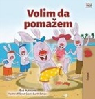 Shelley Admont, Kidkiddos Books - I Love to Help (Serbian Children's Book - Latin Alphabet)