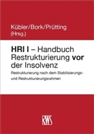 Reinhard Bork, Reinhard Bork (Prof. Dr.), Bruno M. Kübler, Brun M Kübler, Bruno M Kübler, Hanns Prütting... - HRI I - Handbuch Restrukturierung vor der Insolvenz
